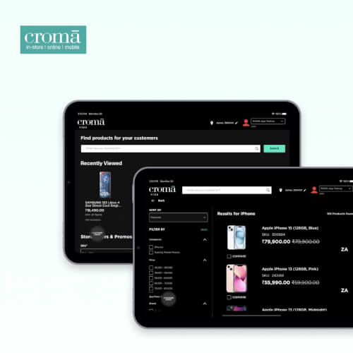 Croma Store Application